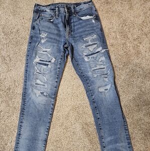 American Eagle Distressed Blue Jeans 28 x 32 men